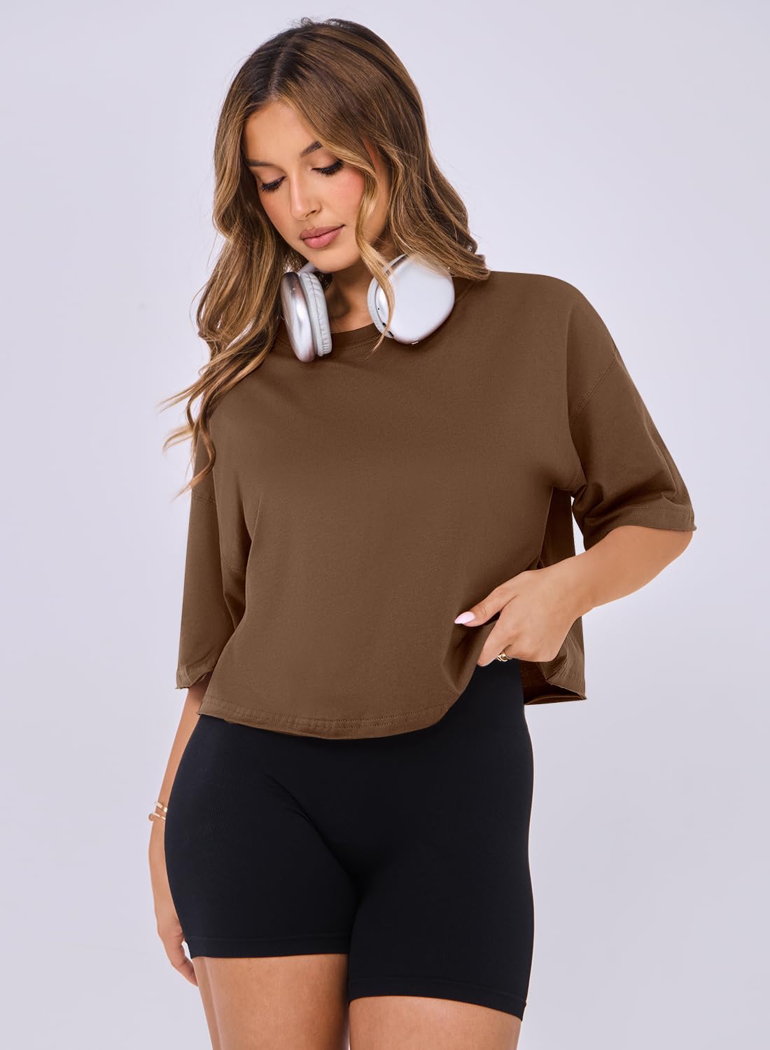 Bambuá Cloud Cotton Oversized Crop Top - Bambuá Nation