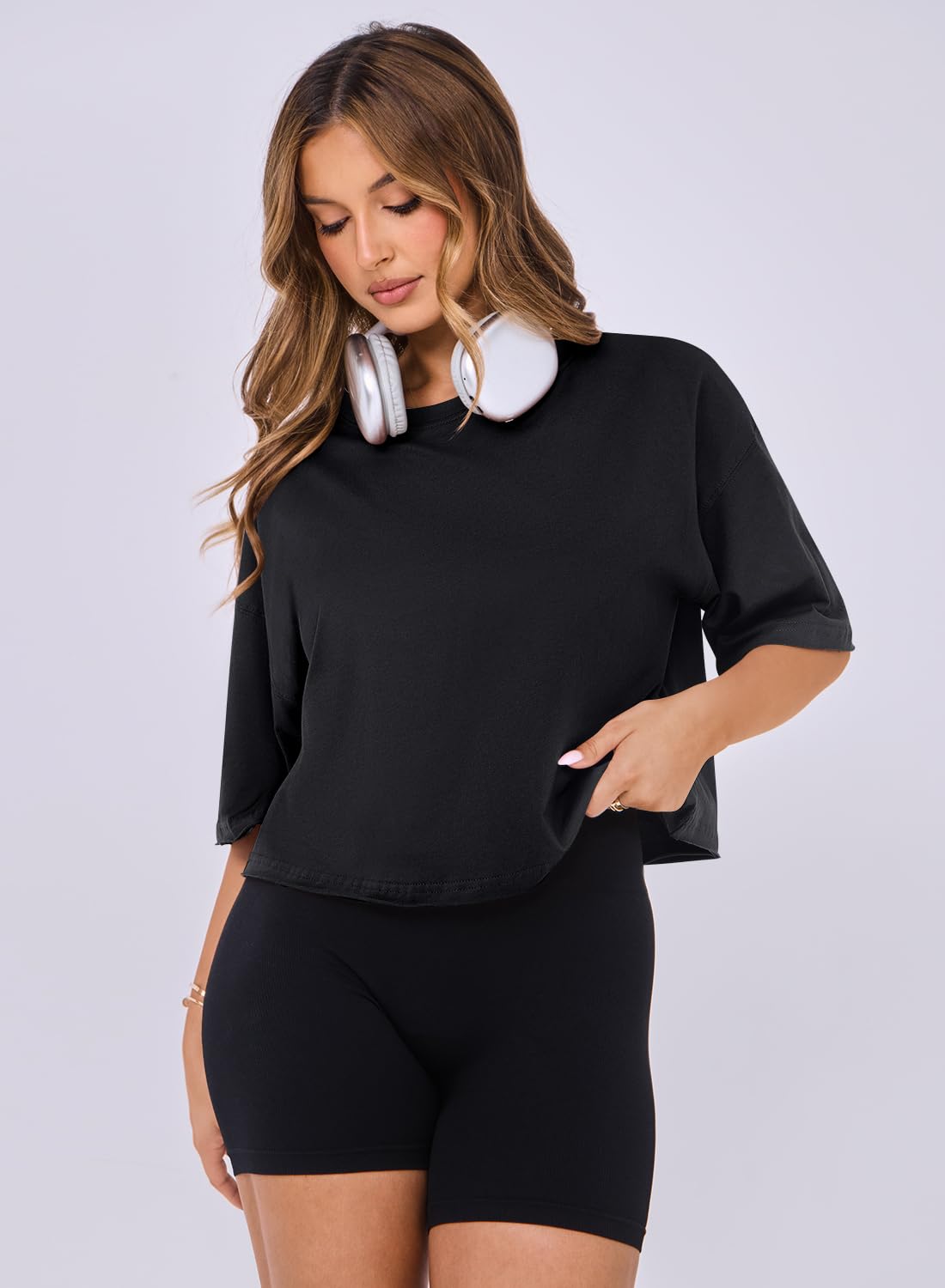 Bambuá Cloud Cotton Oversized Crop Top - Bambuá Nation