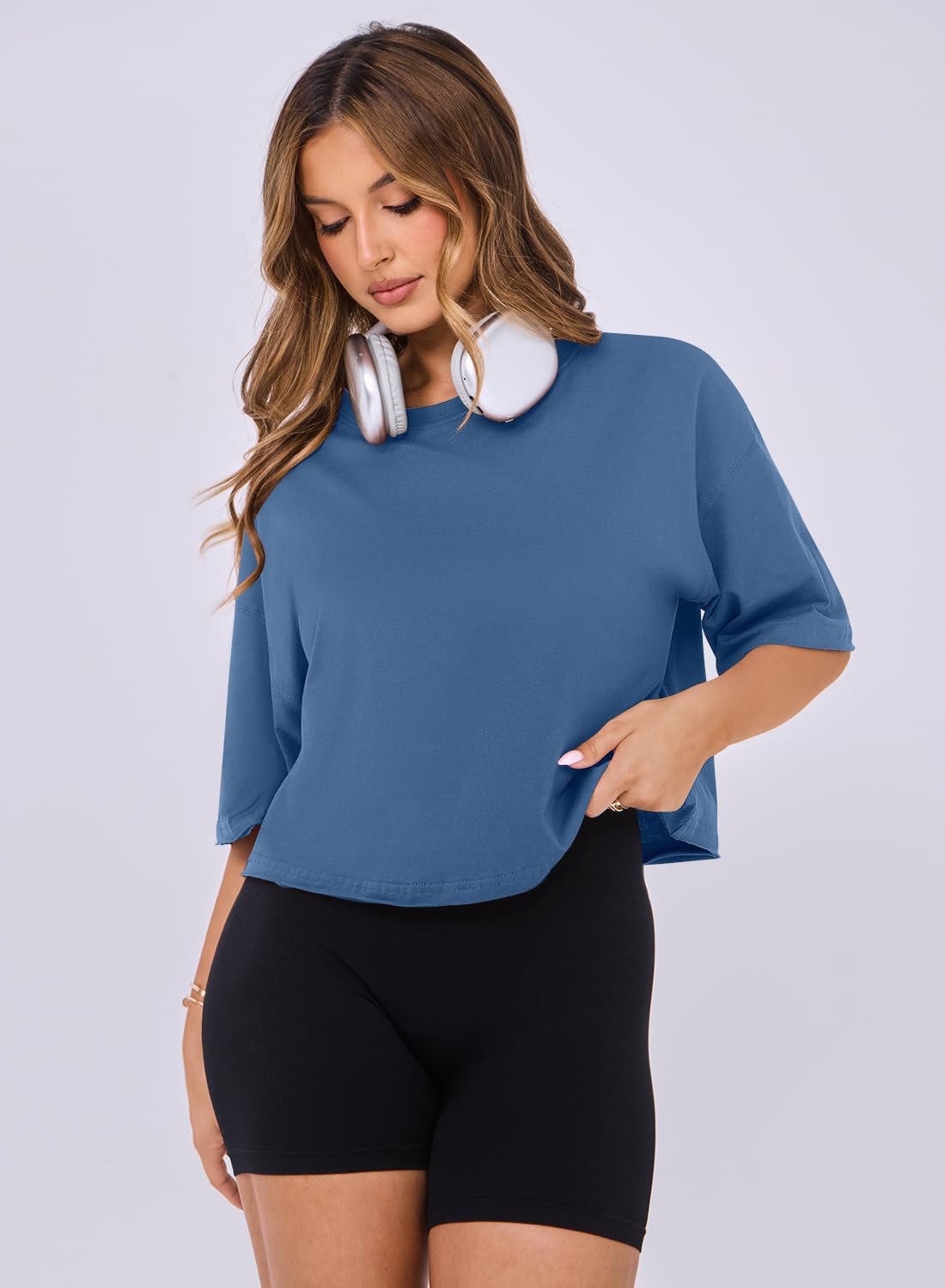 Bambuá Cloud Cotton Oversized Crop Top - Bambuá Nation
