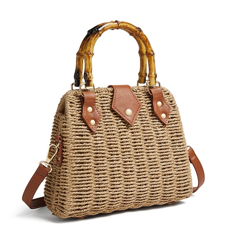 The Timeless Straw Crossbody - Bambuá Nation