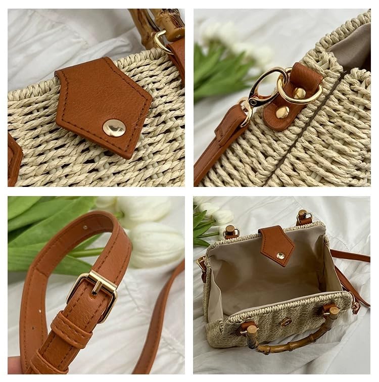The Timeless Straw Crossbody - Bambuá Nation